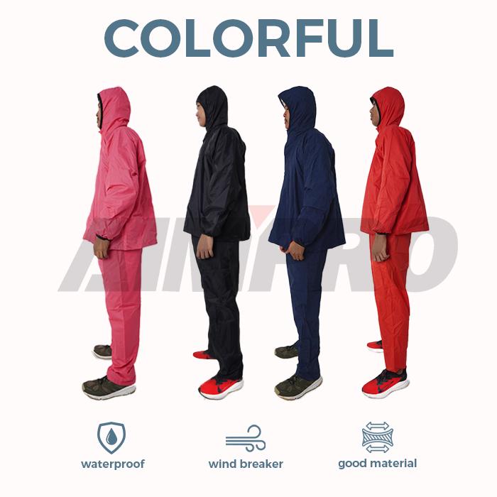 Gambar AIMPRO JAS HUJAN HIKING - RAINCOAT - JAS HUJAN MOTOR - PONCHO / PONCO - MULTI WARNA dari AIMPRO INDONESIA undefined Tokopedia