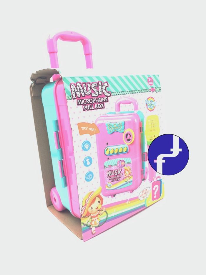 Gambar Mainan Anak Music Microphone Pull Box Nyanyi Karauke PINK EDUKASI SONG dari tokoku.byfastop undefined Tokopedia