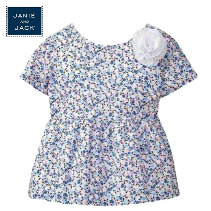 Gambar atasan anak perempuan merk janie&jack sisa ekspor - Prind bunga, 12-18m dari Pangkalan Baju undefined Tokopedia
