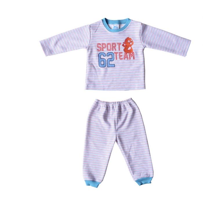 Gambar Mexican Setelan Piyama Anak Sport Team 6 Bulan - 3 Tahun - Light Blue, M dari Mexican Childwear undefined Tokopedia