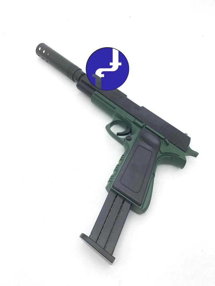 Gambar Mainan Tembak Tembakan Kokang Peluru Busa Soft Bullet Gun Toy NERF TOP - Hijau dari tokoku.byfastop undefined Tokopedia