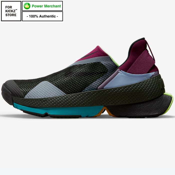 NIKE GO FLYEASE BLACK LIME GLOW 40