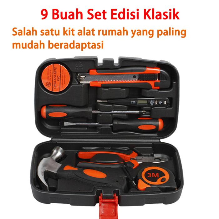 Gambar Hand Toolset Tool Kit Set Toolkit Toolbox Tool Set Tool Box - 9PCS dari Berkebun. undefined Tokopedia