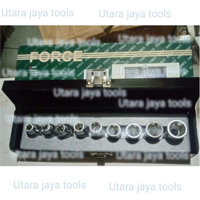 Jual Force Star socket impact set 9 pcs mata sock impact bintang 1/2 ...