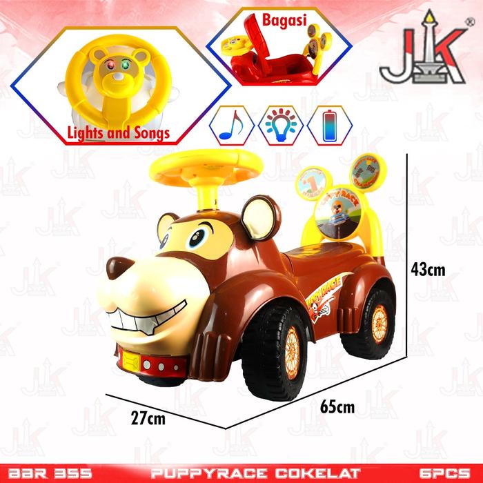 Gambar mobil mobilan karakter mainan anak anak dorong duduk bisa dinaiki naik - Biru dari toko_ellena21 undefined 5 Tokopedia