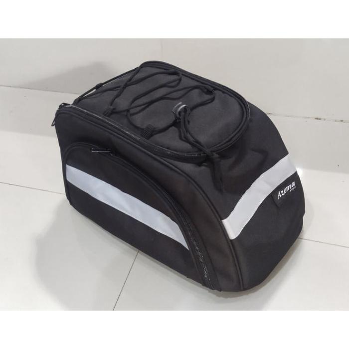Gambar Tas Sepeda Tas Motor Touring Side bag motor di lengkapi raincover - Hitam, Tas jok motor dari Qaai Online Shoop undefined Tokopedia