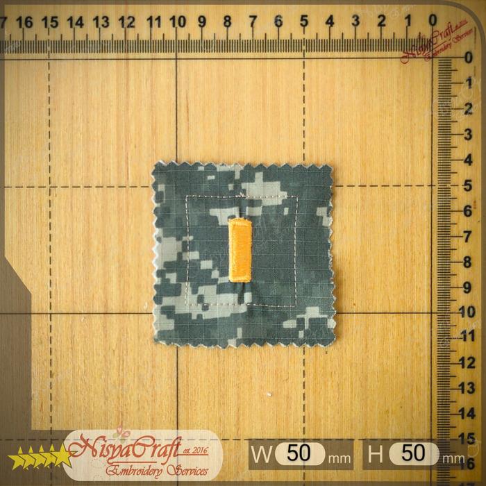 Gambar NCEP0101-0513-US ARMY Rank Insignia - Commissioned officers (ACU UCP) - O1-(2LT) dari NisyaCraft undefined Tokopedia