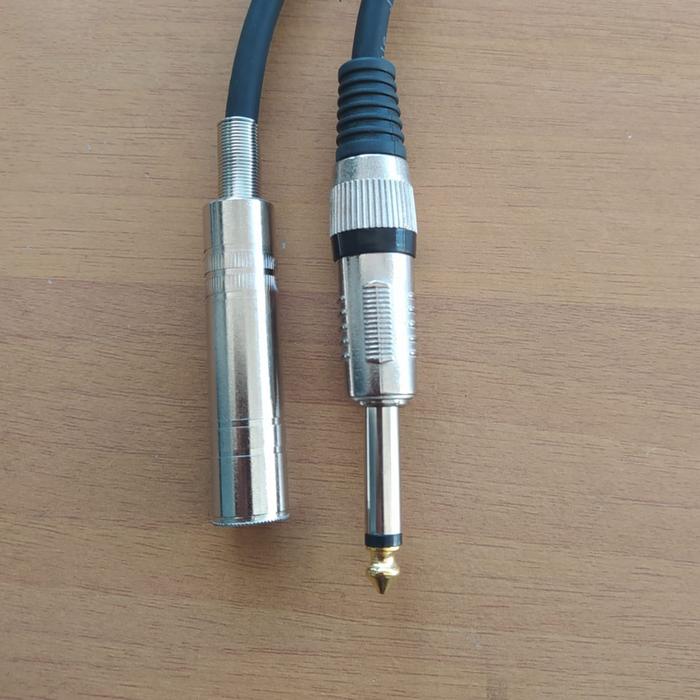Gambar Kabel sambungan mic kabel extension jack akai 6,5 male to female - MODEL LURUS, 15 Meter dari AJE Shop 01 undefined 4 Tokopedia