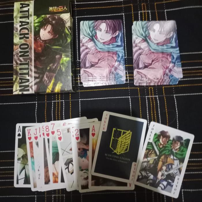 Gambar Kartu Remi Anime Favorit - Attack On Titan dari Shop Art Online undefined Tokopedia