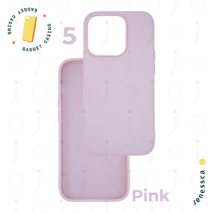 Gambar Casing iPhone 14/14 Plus/14 Pro/Max Color Candy Case Silicone SoftCase - Pink, iP 14 Plus dari Jenessca Shop undefined Tokopedia