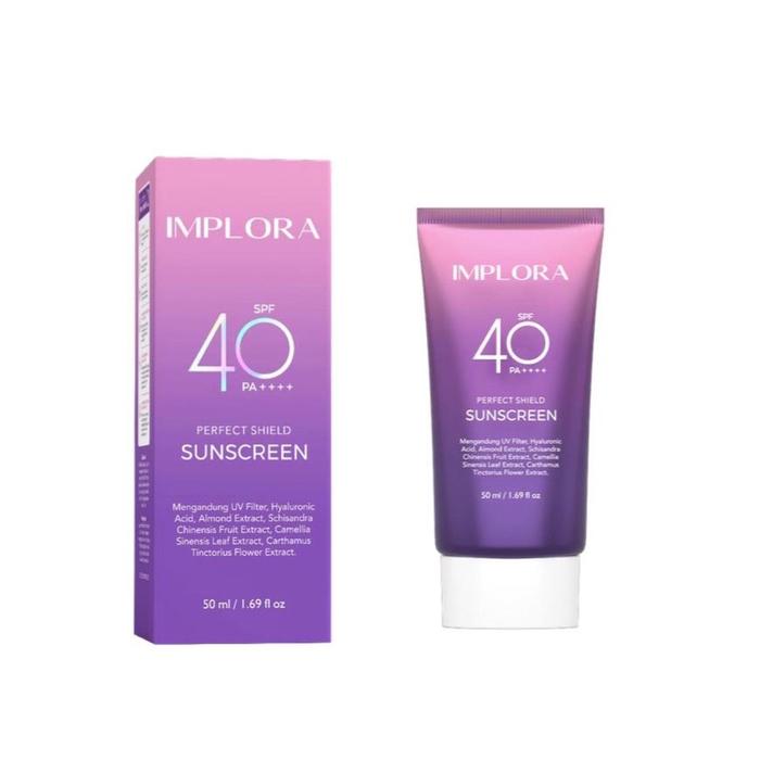 Promo Implora Perfect Shield Sunscreen SPF 40 PA ++++ - 50 ml di Areacantik Id | Tokopedia