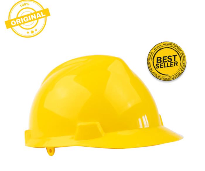 Gambar MSK HELM PROYEK / SAFETY HELMET / HELM SAFETY WARNA - Kuning dari TEKNIK LJ undefined Tokopedia