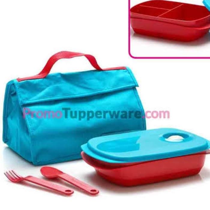 Gambar byo lunch set tupperware - Biru dari Onlineshop jakartabarat undefined Tokopedia