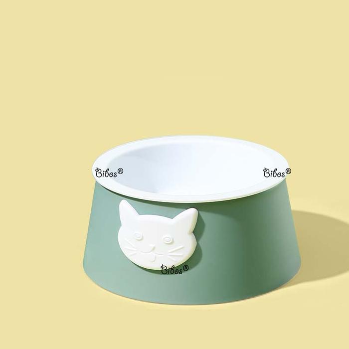 Gambar Tempat Makan Anjing Kucing Aesthetic Single Pet Bowl Feeder Lucu - KUCING / HIJAU dari BIBOS JAKARTA undefined Tokopedia
