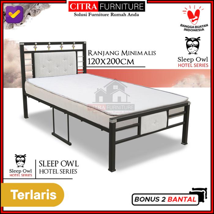 Gambar Ranjang besi minimalis 120x200 - 120 x 200, Hanya Ranjang dari Citra furniture undefined Tokopedia