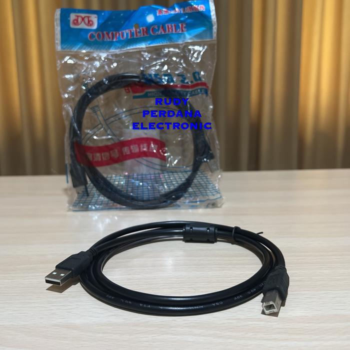 Gambar KABEL CABLE PRINTER KOMPUTER DATA USB 2.0 A TO B 1.5M 1.5 METER dari RUDY PERDANA ELECTRONIC undefined Tokopedia