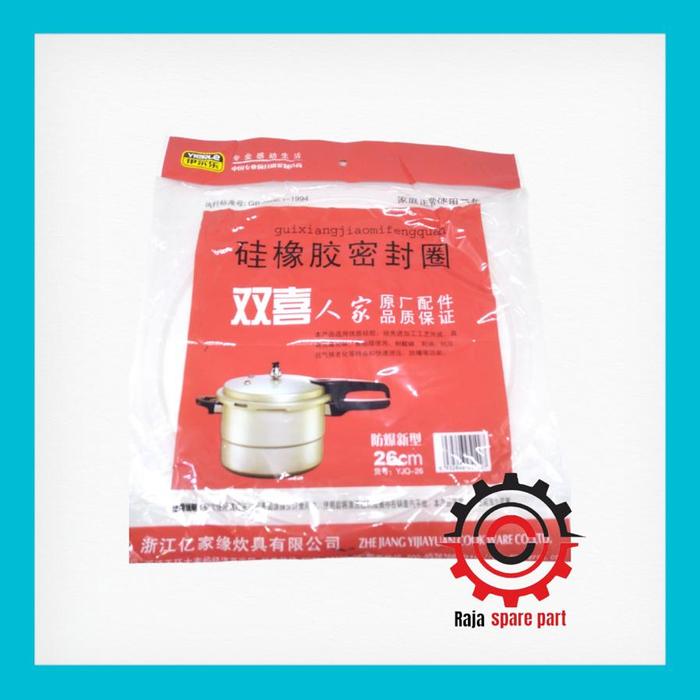 Gambar KARET SEAL PANCI PRESTO 18 20 22 24 26 28 30 32 CM PRESSURE COOKER - 26CM dari Raja Sparepart99 undefined Tokopedia