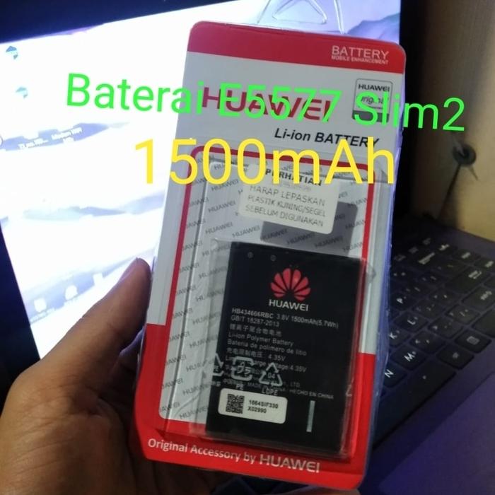 Gambar batre modem e5577, e5573, m2p - Slim 2 1500mAh dari ModemInternet undefined Tokopedia