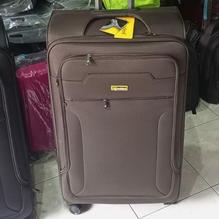 Gambar KOPER PRESIDENT 32 INCH SUPER JUMBO BAHAN CANVAS - Cokelat dari RTBDLSKOPERTAS undefined Tokopedia