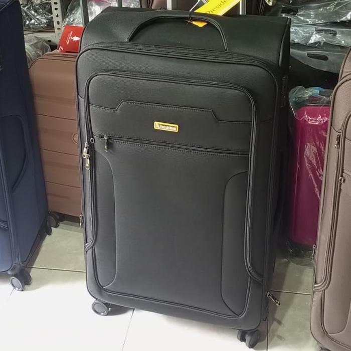 Gambar koper president jumbo bahan kain 28 inch - Hitam dari RTBDLSKOPERTAS undefined Tokopedia