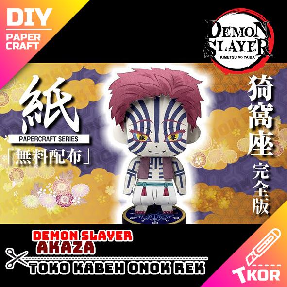 Gambar DEMON SLAYER - Kimetsu no Yaiba - Akaza Papercraft - FIGURIN saja dari Kabeh Onok Rekk undefined Tokopedia