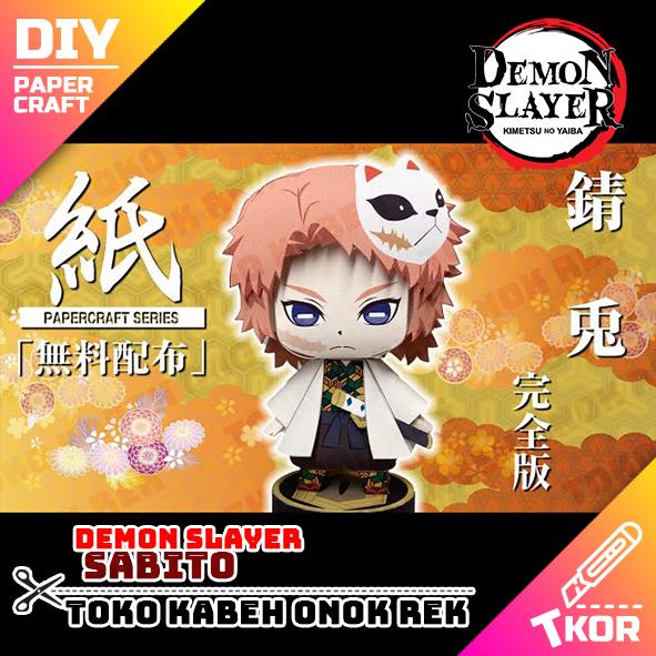 Gambar DEMON SLAYER - Kimetsu no Yaiba - Sabito Papercraft - FIGURIN saja dari Kabeh Onok Rekk undefined Tokopedia