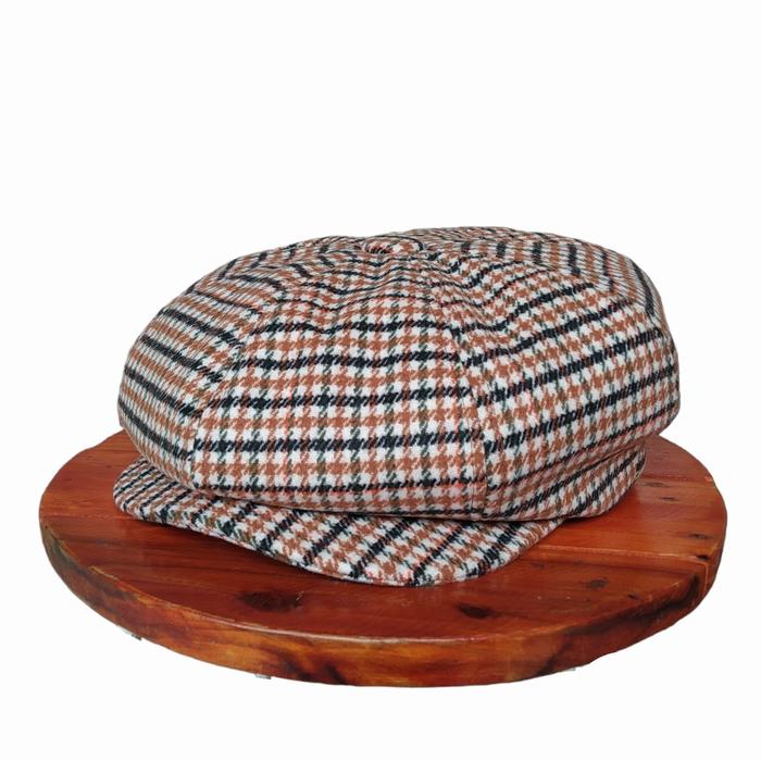 Jual Topi Newsboy cap tweed wool vintage premier L Kab