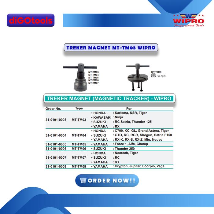 Gambar TREKER MAGNET (MAGNETIC TRACKER) WIPRO - MT-TM03 dari diGOtools undefined Tokopedia