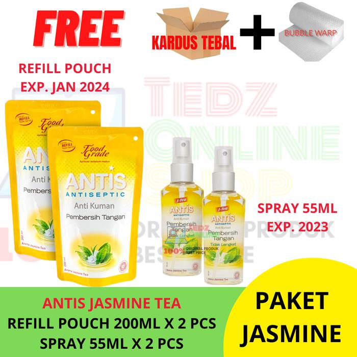 Gambar Antis Refill 200ml Jasmine Tea - J-TEA PACK dari TedzOnlineShop undefined Tokopedia