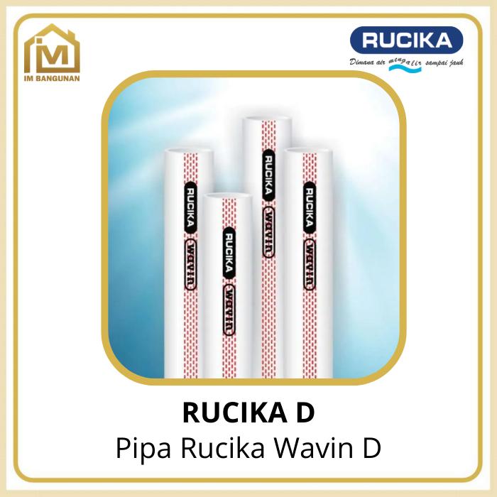 Gambar Pipa Rucika / Wavin Putih Tipe D 2" / 3" / 4" / 5" / 6" - 2" dari TB. INDAH MURNI undefined Tokopedia