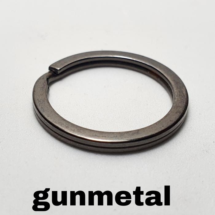 Gambar stainless keychain ring - gunmetal dari parabonkshop undefined Tokopedia