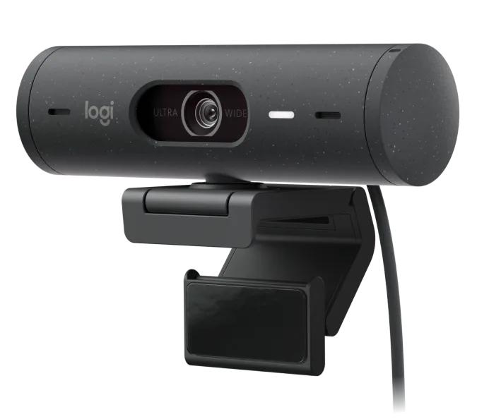 Gambar Webcam Logitech Brio 500 FHD HDR 4MP with Privacy Shutter - GRAPHITE dari DBKlik Indonesia undefined Tokopedia