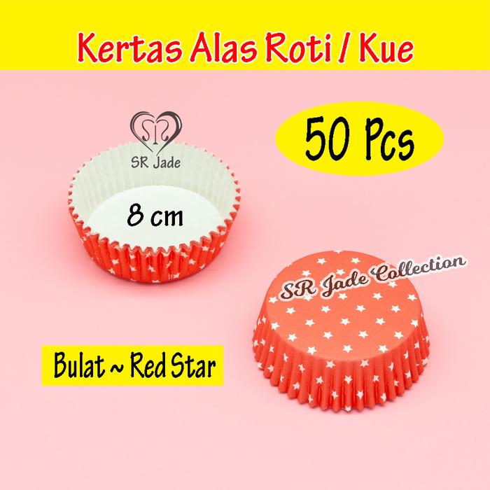 Gambar Paper Cup Case Roti Oval Lonjong Kertas Roti Eclair Baking - Bulat Red Star dari SR JADE COLLECTION undefined Tokopedia