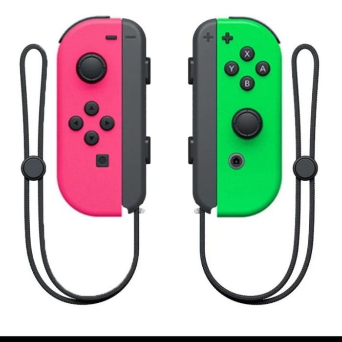 Gambar NINTENDO SWITCH JOY CON CONTROLLER - GREEN PINK dari Oni games undefined Tokopedia