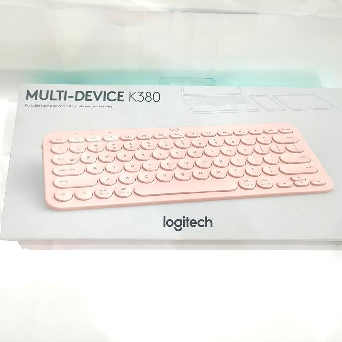 Gambar keyboard Logitech k380 - Rose Pink dari TXC Shop Acessories undefined Tokopedia