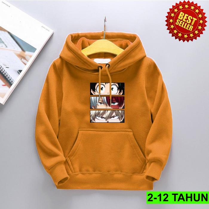hoodie anak usia 2-12 tahun jaket/sweater anak laki laki perempuan kubus,  XL