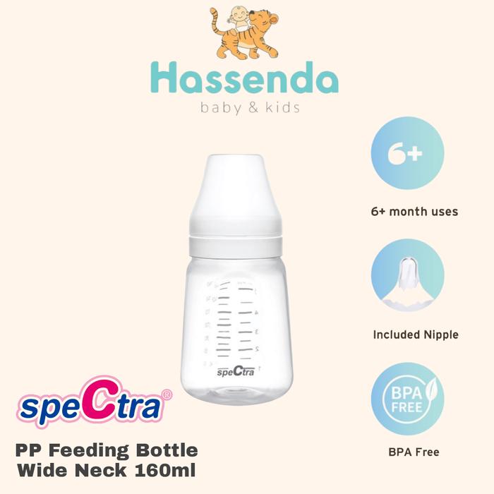 Jual Spectra Baby Bottle PP Feeding Bottle Wide Neck/Botol susu PP