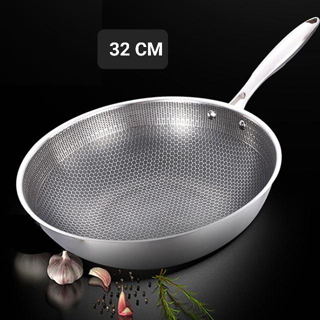 Gambar COOKKIT Panci Masak Honeycomb Nonstick Stainless Steel 32cm - silver 32cm dari HOme PrOduk Online ShOp undefined Tokopedia