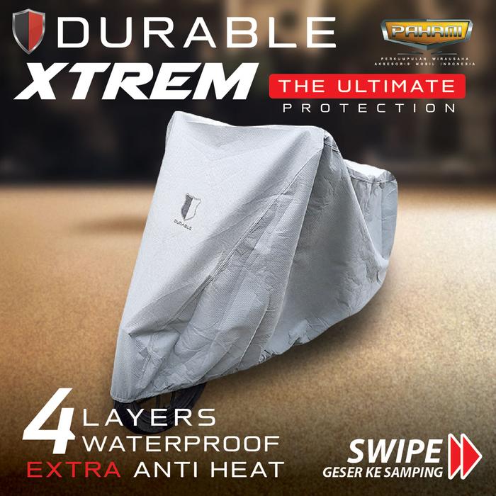 Gambar Aprilia sr-gt 200 Versys 650 Cover Motor Durable Outdoor - Xtrem, Silver dari TMC Store Cover Mobil undefined Tokopedia
