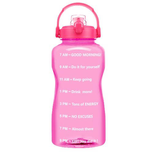 Gambar QUIFIT - [3.8LLT] Botol Air Minum Tritan Motivasi 3.8L 100% BPA Free - 3.8LLT Li Pink dari Quifit undefined Tokopedia
