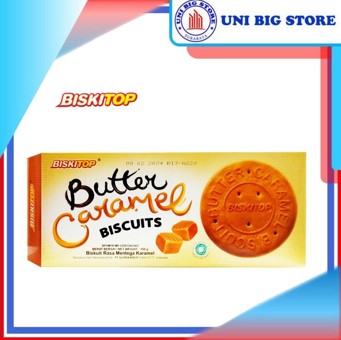 Gambar Biskitop Butter Caramel Biscuits 100 gr Biskuit Mentega Karamel dari Uni Big Store undefined Tokopedia