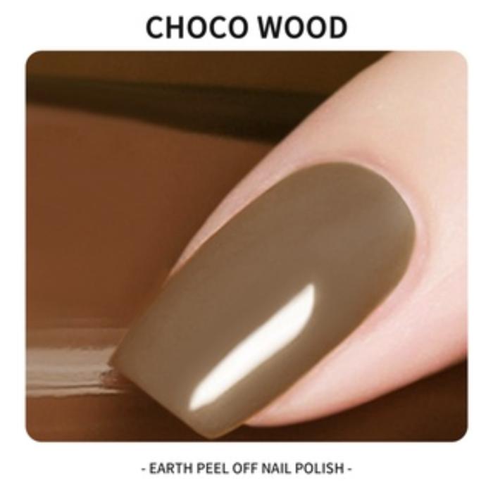 Gambar GLAMFIX Earth Peel Off Nail Polish Kuteks Kuku - Choco Wood dari tokobangnick_NEW undefined Tokopedia