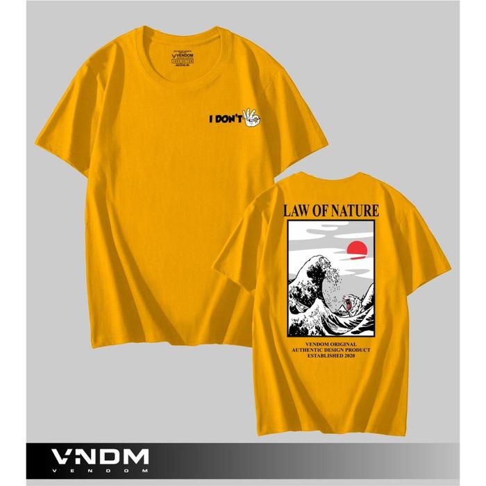 Gambar VENDOM T-SHIRT - KAOS DISTRO BANDUNG - LAW OF NATURE - Hi - M dari Hi Apparel undefined Tokopedia
