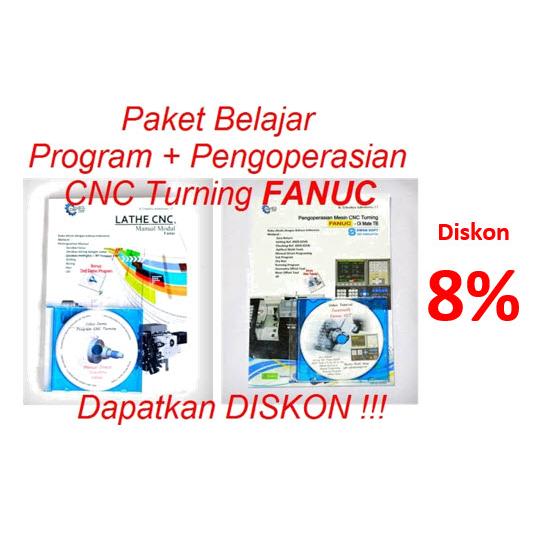 Gambar Paket Belajar Program + Pengoperasian CNC Turning FANUC + Dvd Tutor - Buku + DVD dari Bento book shop undefined Tokopedia