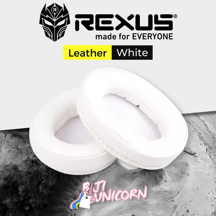 Gambar Earpad Earcup Ear Cushion Rexus BT6 Pro BT 6 BT-6 Bantalan Busa Foam P - Leather White dari Bijiunicorn. undefined Tokopedia