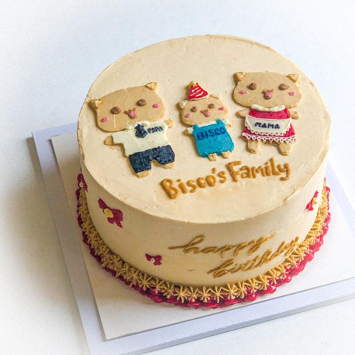 Gambar Cake - Custom Cake with Complex Design - 18cm Round dari LYKKE Cakes & Desserts undefined Tokopedia