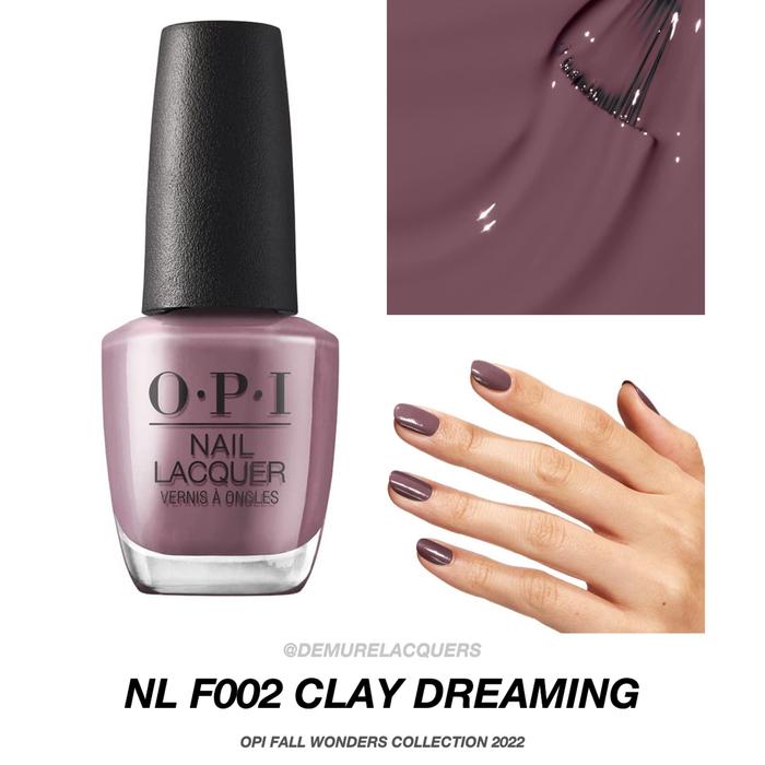Gambar OPI CLAY DREAMING ( FALL WONDERS ) NL F002 dari Demure Lacquers undefined Tokopedia