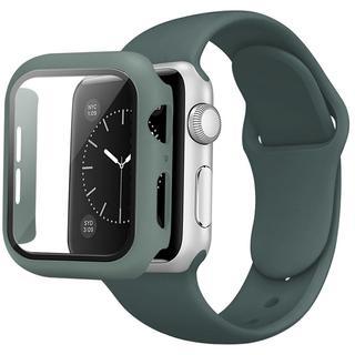 Gambar Myroots Strap Apple Watch - 38 40 42 44 mm + Tempered Glass Strap Case - Needle Green, 38MM dari Myroots store undefined Tokopedia