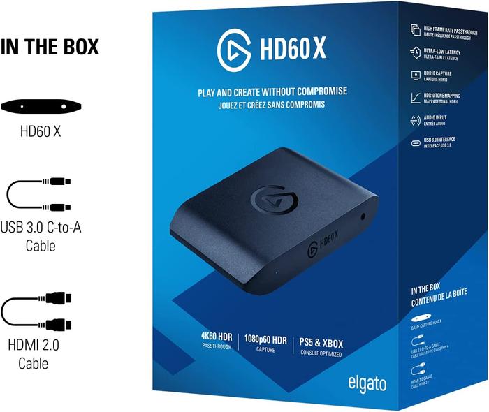 ELGATO USB HD60 S+ 外付けキャプチャカード PS5、PS4/PRO、XBOX 