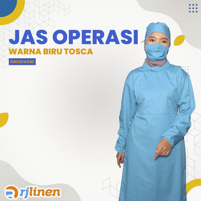 Gambar Baju Operasi Standard/Jas Operasi/Jubah Operasi/Seragam Operasi - Tosca, S dari Rumahjahitid undefined Tokopedia
